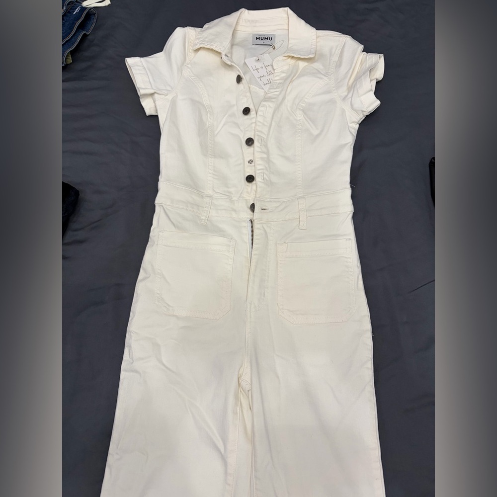 Show Me Your Mumu white jumpsuit